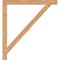Ekena Millwork Traditional Block Smooth Bracket, Western Red Cedar, 3 1/2"W x 44"D x 48"H BKT04X44X48TRA05SWR - alternate 3